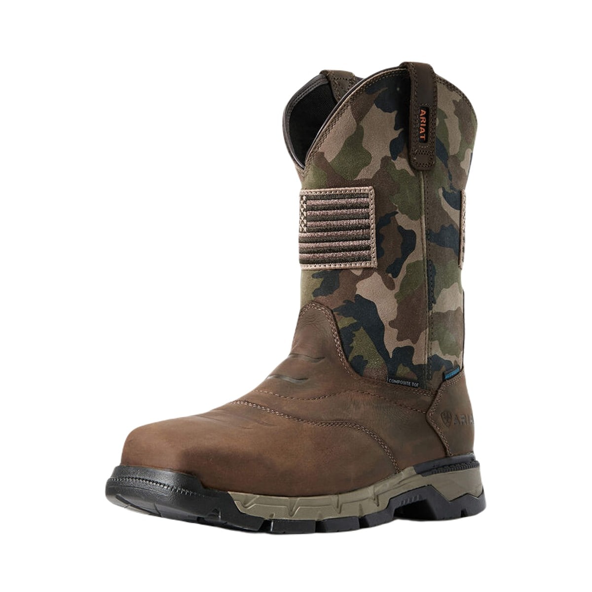 Ariat Waterproof Composite Toe Work Boot in Brown